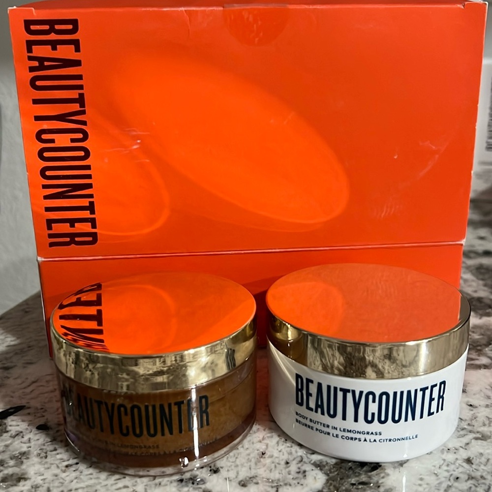NIB Beautycounter Limited Edition Holiday Lemongrass Body Set